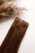 Волосы на лентах 4 см 65 см №5B — пепельно-каштановый