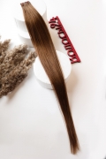 Волосы на лентах 4 см 65 см №5B — пепельно-каштановый