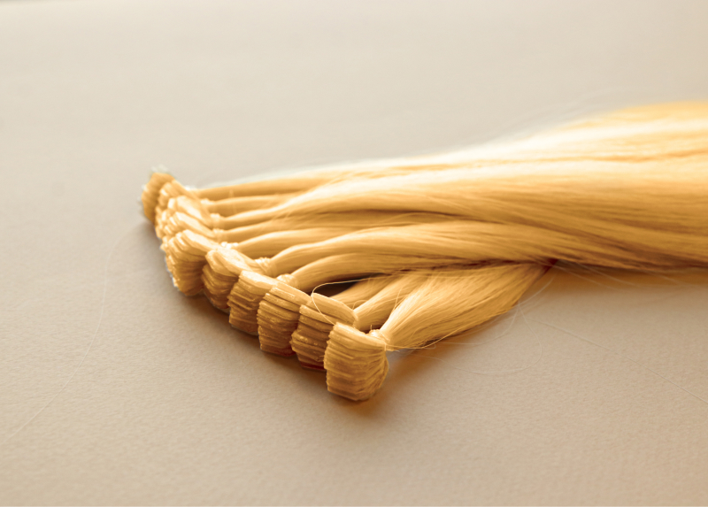 Мини-ленты (микроленты) для наращивания волос 60 см №22 — песочный блонд