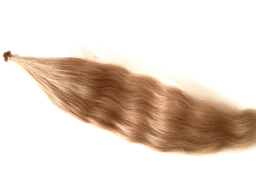 Волосы на капсулах 60 см №12 — золотисто-русый