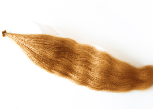 Волосы на капсулах 55 см №18 — светло-русый золотистый