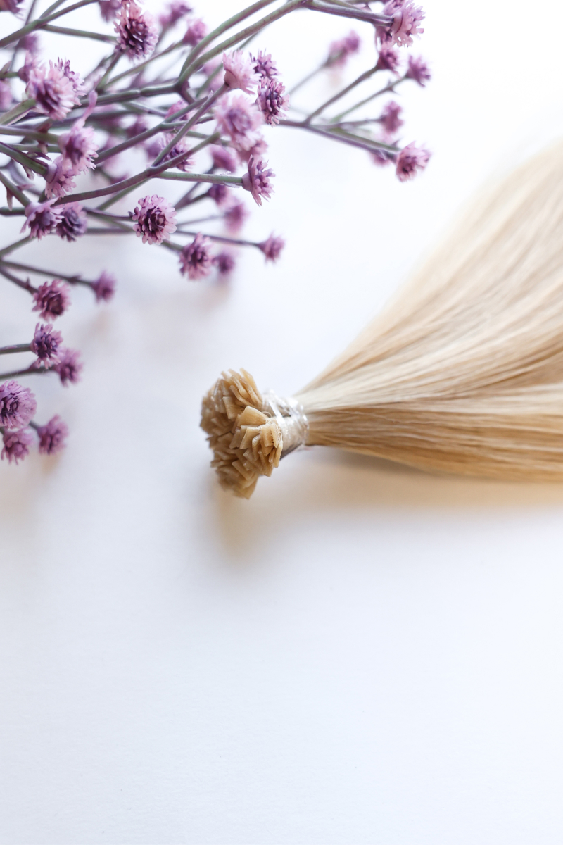 Славянские волосы на микрокапсулах 75 см №19 — средний золотой блонд