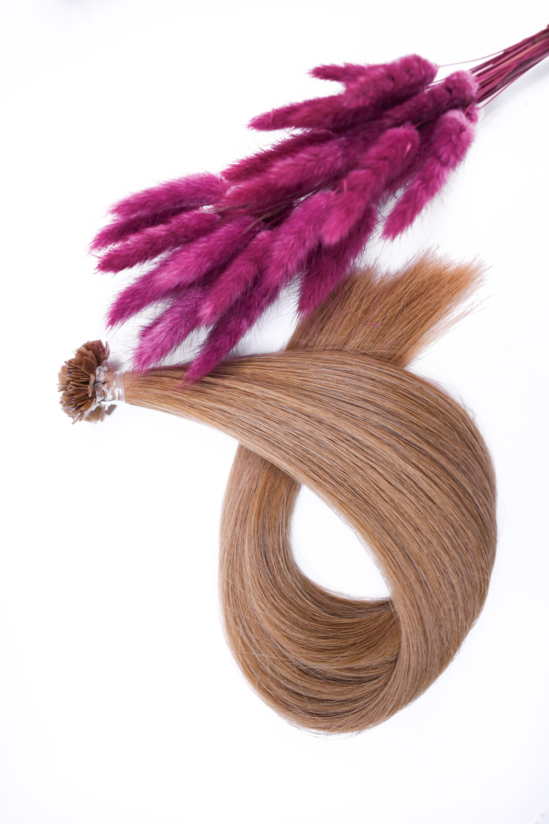 Волосы на капсулах 65 см №16B — светло-русый пепельный