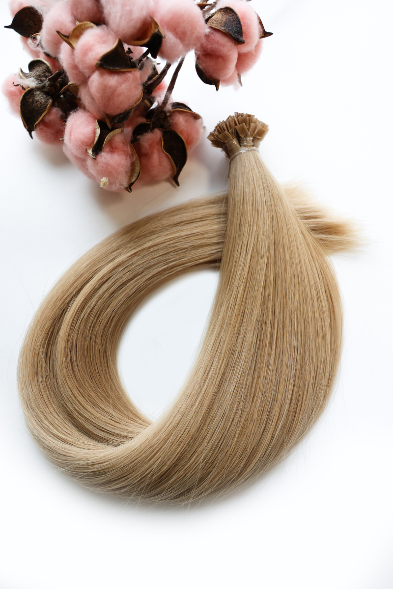 Волосы на капсулах 70 см №19 — средний золотой блонд