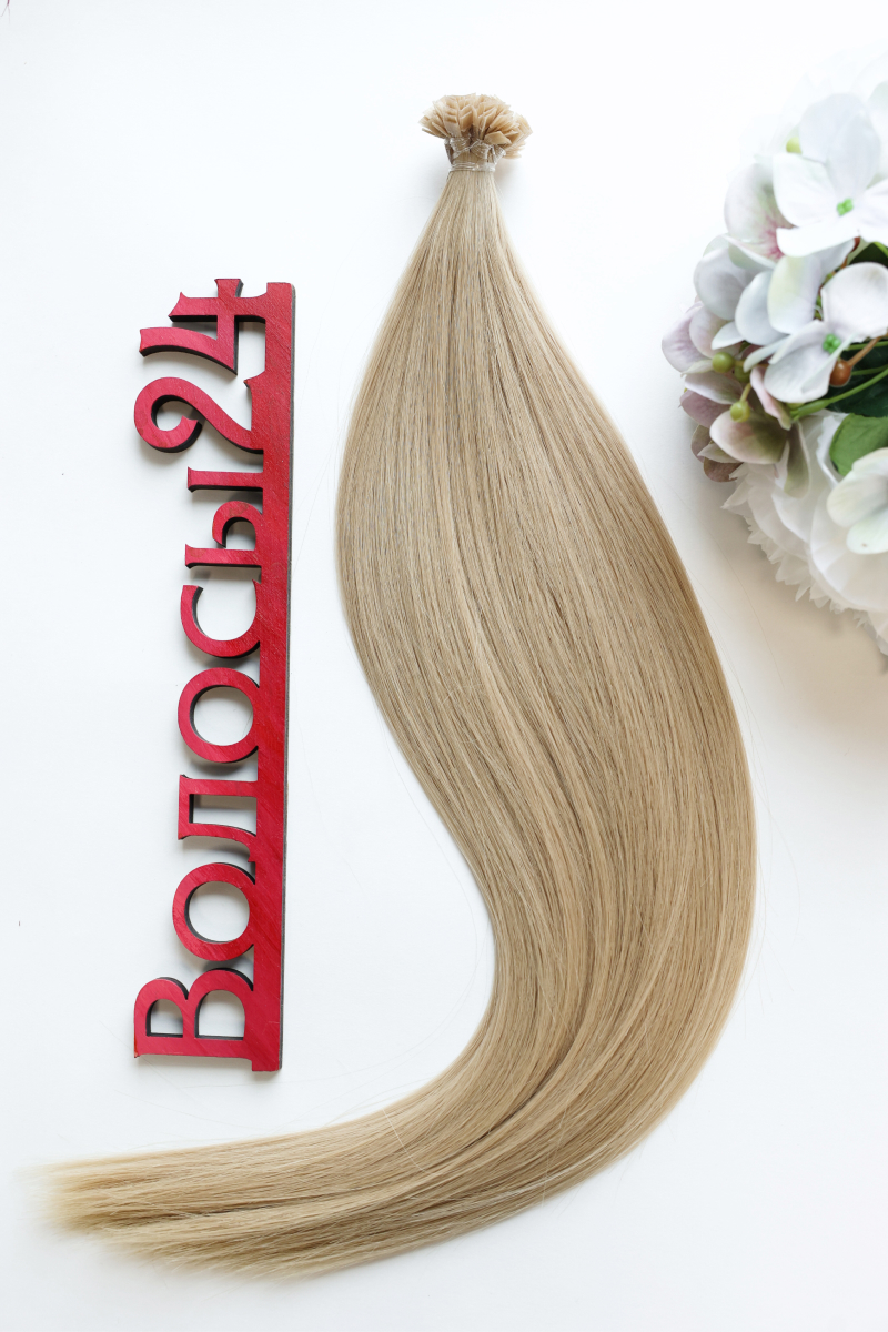 Волосы на капсулах 70 см №20B — бежевый блонд