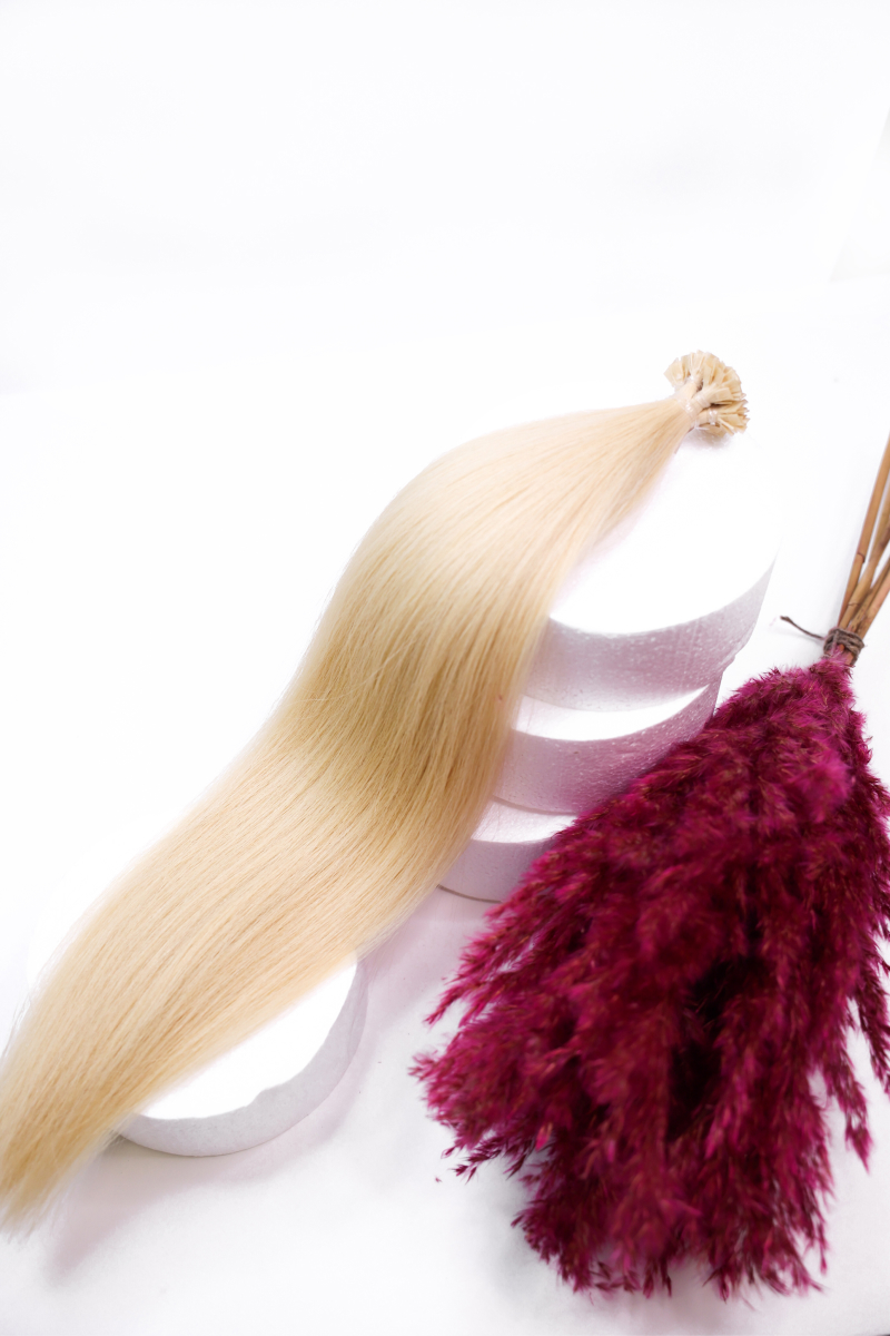 Волосы на капсулах 75 см №613 — светлый блонд золотистый