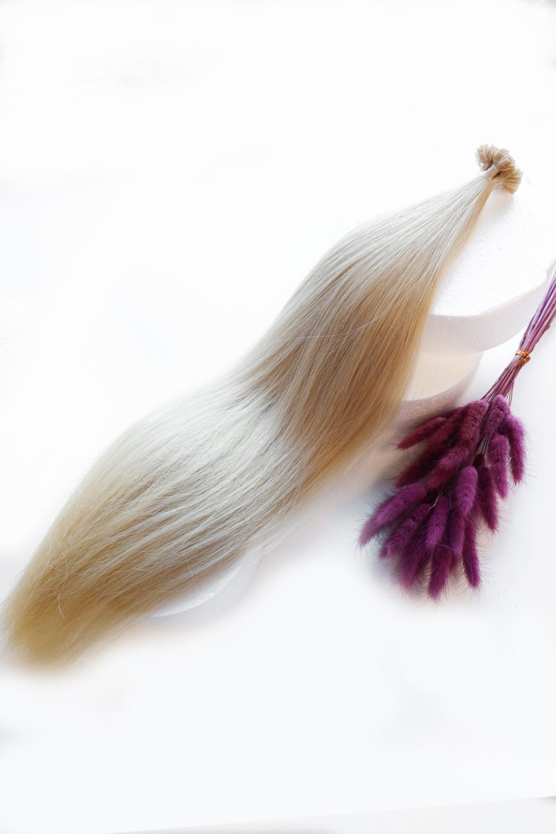 Волосы на капсулах 75 см №903 — средний блонд медовый