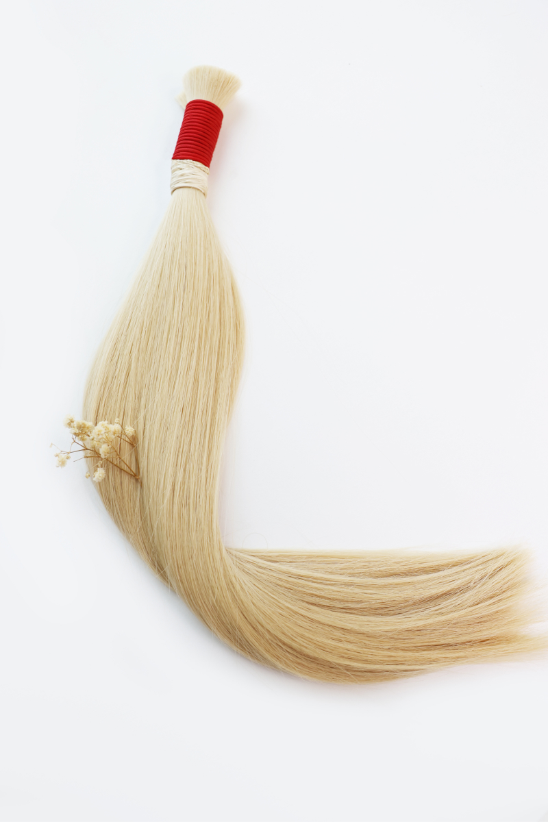 Волосы в срезе 40 см №20 — золотистый блонд